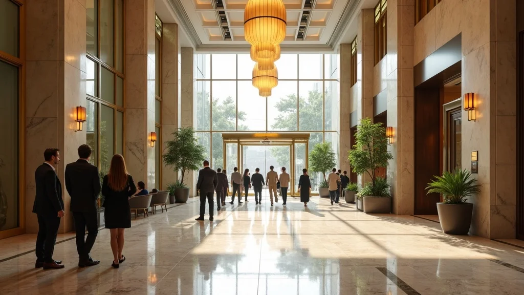 Historic los angeles building with modern office lobby, illustrating how tenant improvement and habitability program considerations intersect in downtown los angeles.