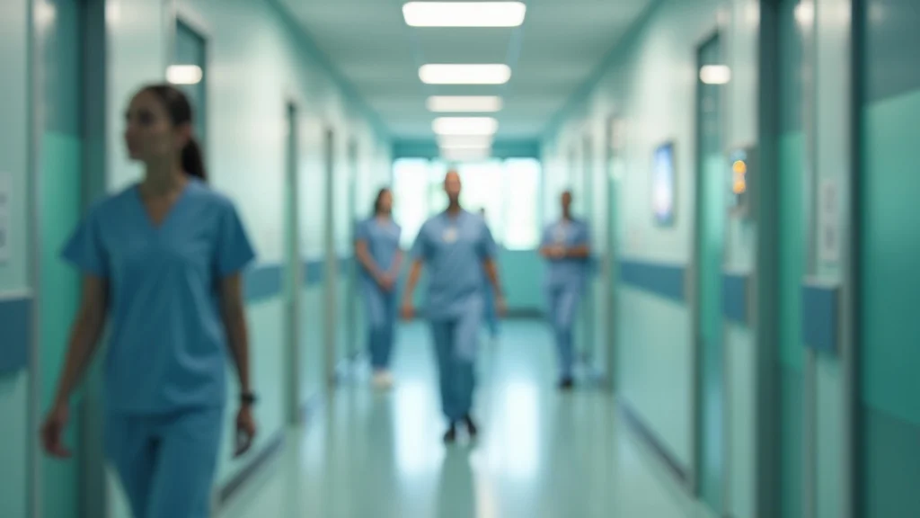 Professional medical office hallway emphasizing privacy features in tenant improvement design.